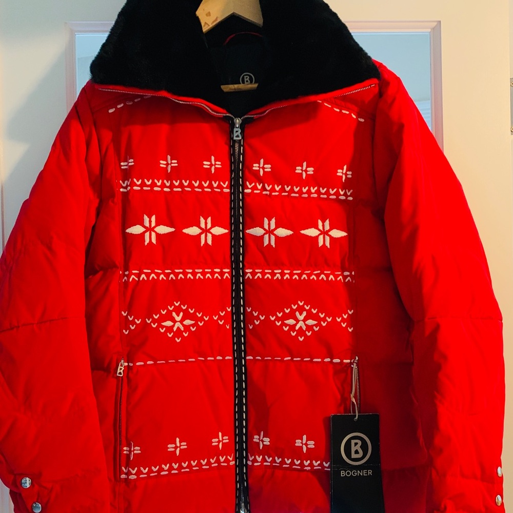 BOGNER SKI JACKET- Down, NEW!  NEW! with tags